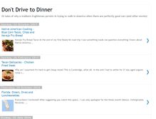 Tablet Screenshot of dontdrivetodinner.com
